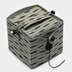 350691 Lantern Moon Ikat yarn case KnitPro fabric