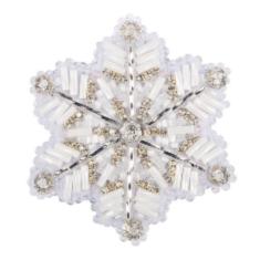 BP-352 Kit for making a Crystal Art Snowflake brooch
