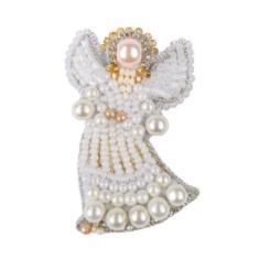 BP-354 Kit for making brooches Crystal Art Angel