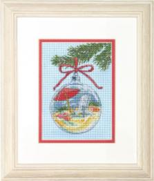 70-09001 Cross stitch kit "Beach Ornament" DIMENSIONS