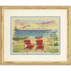 70-35412 Cross stitch kit Outer banks Dimensions