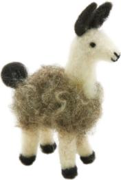 72-75051 Set for felting DIMENSIONS Wooly Llama Animal Llama