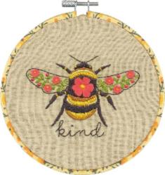 72-76314 Set for plain embroidery DIMENSIONS ROUND BEE Bee with hoops