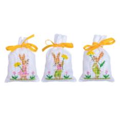PN-0200379 Cross Stitch Kit (Sachet Bags) Vervaco Easter Bunnies Easter Bunnies