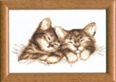 Cross-stitch kit №296 "Kitties"