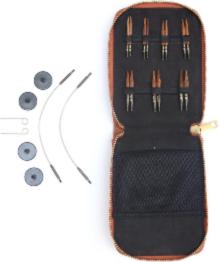 31290 Ginger Mini Icon KnitPro Interchangeable Short Needle Set