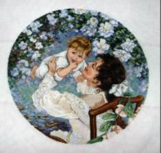 35139 Cross stitch kit Mother's Joy, 30*30cm, DIMENSIONS