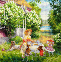 Cross stitch kit Charivna Myt M-523 Tea party