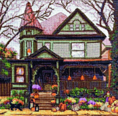 Kit for cross-stitching Charivna Myt M-556 Autumn hut