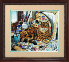 35164 Cross stitch kit Leonardo Leonardo, 36*30 cm, DIMENSIONS