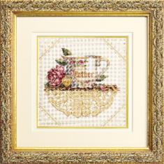 06709 Cross stitch kit DIMENSIONS Mother Mother's cup