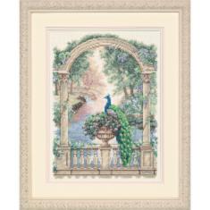 35110 Cross stitch kit DIMENSIONS Majestic Peacock • Majestic Peacock