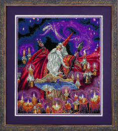 35141 Cross stitch kit DIMENSIONS Scarlett Wizard Crimson Wizard