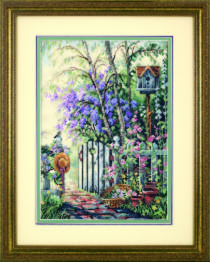 35144 Cross stitch kit Sweetheart's Gate Sweetheart's Gate, 25*36cm, DIMENSIONS