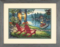 70-35261 Twilight s Calm cross stitch kit, 40*27cm, DIMENSIONS