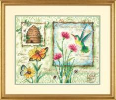 70-35266 Morning Praise Cross Stitch Kit, 30*25cm, DIMENSIONS