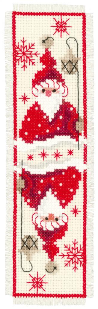 Gnome Cross Stitch Christmas Stocking Kit