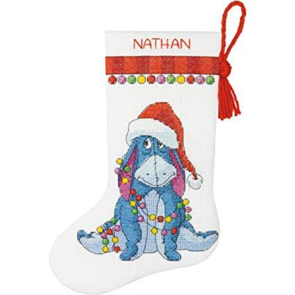 70-08969 Набор для вышивания крестом DIMENSIONS Disney Eeyore. Petite Size Stocking "Ослик. Чулок". Catalog. Kits