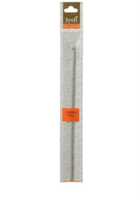 15659 Крючок в`язальний (алюміній) 15см/7,00мм JYOTI. Catalog. Knitting. Crotchets