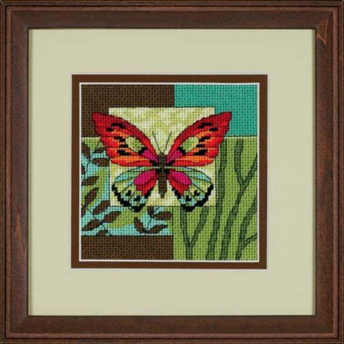 07222 Набор для вышивания (гобелен) DIMENSIONS Butterfly Impression "Образ бабочки". Catalog. Kits