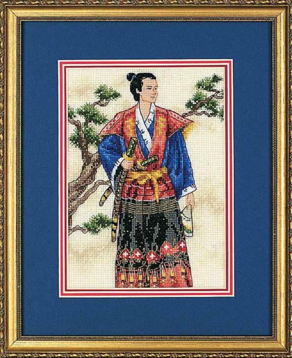 06813 Набор для вышивания крестом DIMENSIONS The Samurai "Самурай". Catalog. Kits