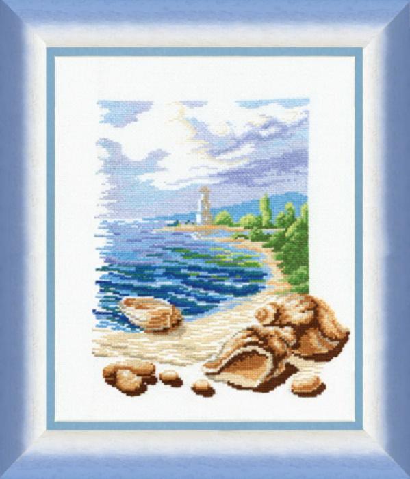 Набор для вышивки крестиком Чарівна Мить №211 Триптих "У моря"  . Catalog. Kits