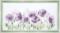 Cross-stitch kit M-220 "Purple petals"