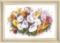 BT-042 Counted cross stitch kit Crystal Art "Bouquet for the beloved"