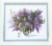 BT-115 Counted cross stitch kit Crystal Art "Lilac in blooming"