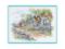 03240 Counted cross stitch kit DIMENSIONS "Cottages by the Sea"