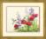 70-35344 Counted cross stitch kit DIMENSIONS "Hummingbird & poppies" 