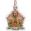 70-08917 Counted cross stitch kit DIMENSIONS "Gingerbread House Christmas Ornament"
