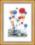 BT-193 Counted cross stitch kit Crystal Art "Travel on hot air balloons"