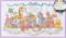 03729 Counted cross stitch kit DIMENSIONS "Toy Shelf Birth Record"