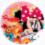 PN-0168424 Vervaco Latch Hook Shaped Rug Disney "Minnie Psst"