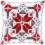PN-0146120 Vervaco Cross Stitch Cushion "Snow crystal II"