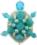 BP-224 Beadwork kit for creating broоch Crystal Art "Turtle"