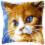PN-0149441 Vervaco Cross Stitch Cushion "Brown cat"