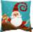 PN-0155869 Vervaco Cross Stitch Cushion "Happy santa"