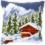 PN-0146240 Vervaco Cross Stitch Cushion "Snow landscape"