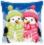 PN-0147690 Vervaco Cross Stitch Cushion "Penguins with scarf"