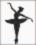 PN-0008131 Counted crossstitch kit LanArte "Ballet silhouette I"