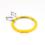160-3/желтые Пяльцы Nurge пружинные для вышивания и штопки, высота обода 2,6мм, диаметр 58мм