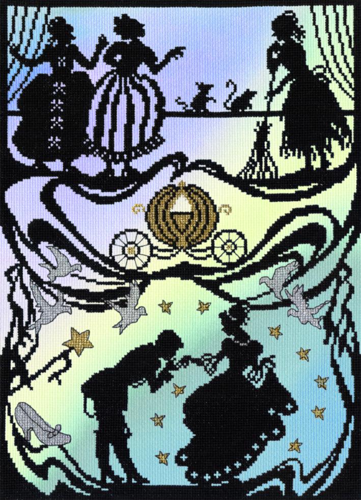 XFT13P Набор для вышивания крестом Cinderella "Золушка" Bothy Threads. Catalog. Kits