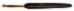 30803 Крючок алюминиевый с черной ручкой и золотым наконечником KnitPro, 3.00 мм. Catalog. Knitting. Crotchets