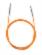 10634 Кабель Orange (Оранжевый) для создания круговых спиц длиной 80 см KnitPro. Catalog. Knitting. KnitPro accessories