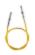 10631 Кабель Yellow (Желтый) для создания круговых спиц длиной 40 см KnitPro. Catalog. Knitting. KnitPro accessories