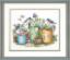 70-03243 Набор для вышивания крестом DIMENSIONS Watering Cans "Садовые лейки". Catalog. Kits