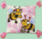 Набор для вышивки подушки крестиком Чарівна Мить РТ-111 "Веселые пчелки"  . Catalog. Kits