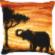 PN-0008643 Набор для вышивания крестом (подушка) Vervaco Elephant "Слон". Catalog. Kits